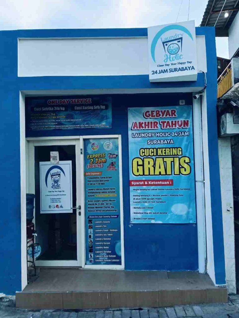 Lokasi Laundry Holic Surabaya Pacarkembang